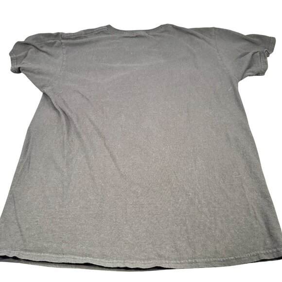 Vintage Delta Pro Weight Mens Size Large Tee Shirt Skeleton Surfer Graphic Black - Picture 4 of 13